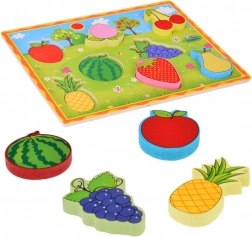 Drvena slagalica Umetanje Voće