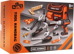 Dječji set alata s torbom i električnom bušilicom