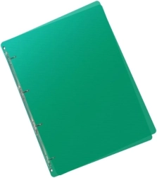 Polipropilenski A5 registrator s 4 prstena Lines, zelen