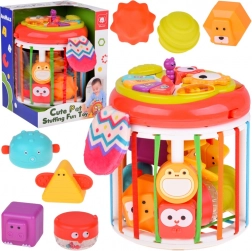 Interaktivna edukativna sova 2-u-1 – glazbena igračka i sorter za bebe