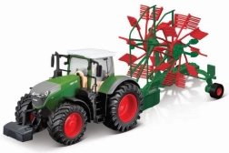 Bburago 10 cm Farm traktor na inerciju s prikolicom Fendt 1050 Vario