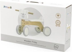 drveno guralo medić PolarB s tihim EVA kotačima