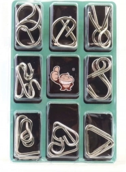 Metalna mozgalica – set od 3 logičke zagonetke za djecu i odrasle