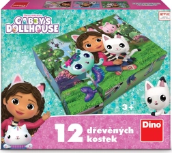 Drvene licencirane kocke Gabi – 12 kocaka