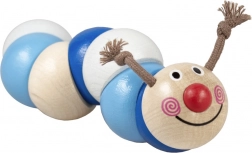 Detoa drvena gusjenica - plava