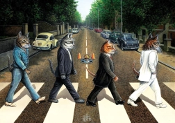 Puzzle Tabby Road 1000 dijelova