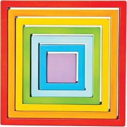 Drveni složivi kvadrati BIGJIGS BABY