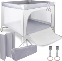 Putni dječji ogradica Zoni siva