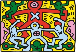 Puzzle 1000 dijelova Keith Haring 3 – CLEMENTONI Novo Art Series