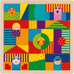 Drvena farma mozaika