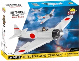 Konstruktorski set zrakoplova MITSUBISHI A6M2 ZERO-SEN