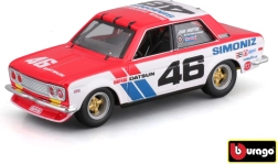 Metalni model Bburago 1:43 BRE Datsun 510 trkaći automobil
