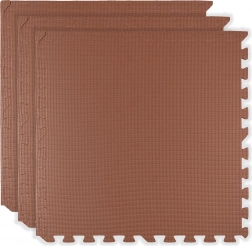 Pjenasta podloga HUMBI 180 × 60 cm – velike vodootporne puzzle, sigurna za djecu, 3 kom, ciglasto