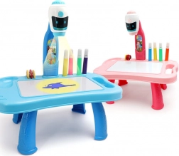 Dječji projektor za crtanje 2u1 – ružičasti stolić