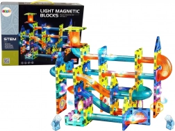 Svjetleća magnetska staza za kuglice, 110 dijelova
