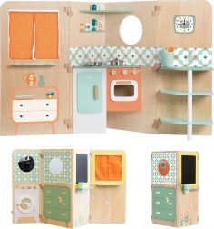 Sklopiva multifunkcionalna kućica s kuhinjom CLASSIC WORLD XXL