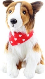 Plišana igračka Dugodlaka Kolija s maramom