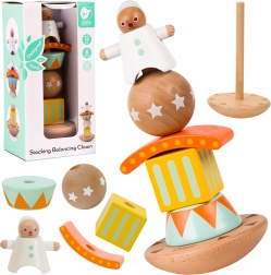 Drvena slagalica Klaun Balans Classic World