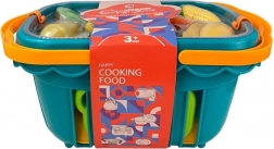 Košara s namirnicama za rezanje – tamnozelena