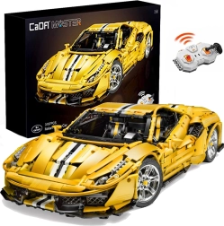 Konstruktorski set CADA daljinski upravljani supersportski automobil Italian Super Car 1:8 s LED svjetlima, 3187 dijelova