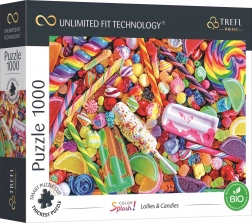 Puzzle TREFL UFT Color Splash: lizalice i slatkiši 1000 dijelova