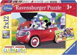 Ravensburger puzzle Mickey Mouse s prijateljima 2x12 dijelova