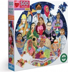 Okrugle puzzle Međunarodni dan žena 500 dijelova EEBOO