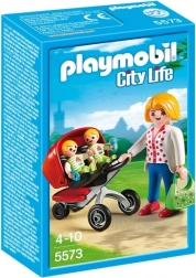 Playmobil City Life kolica za blizance – građevni set