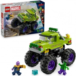 Lego Marvel monster truck Hulk vs Thanos