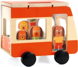 Drveni multivan s medvjedićima Djeco