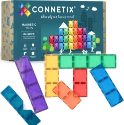 Magnetičke građevne kocke CONNETIX Rainbow Rectangle Pack – 18 dijelova