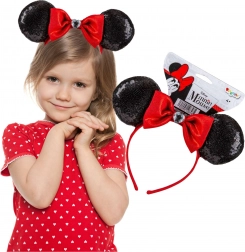 Disney Minnie Mouse obruč za kosu s fliterima i mašnom
