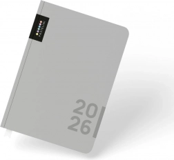 Dnevni planer A5 2026 PASTELINI siva