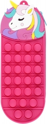 Silikonska pernica s jednorogom i privjeskom