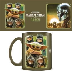 Poklon set Star Wars Mandalorian i Grogu – šalica, podmetač i privjesak