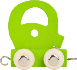 Drveni vlakić šarena abeceda slovo Q