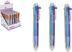 Prozirna kemijska olovka sa 6 boja
