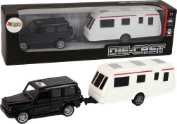 Model SUV s prikolicom za kampiranje