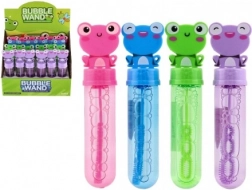 Boca za mjehuriće Žaba 13 cm – 4 boje, dječja boca za mjehuriće s preslatkim poklopcem