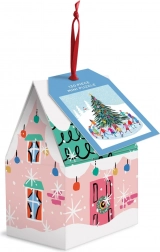 Puzzle GALISON klizanje oko božićnog drvca – 130 dijelova