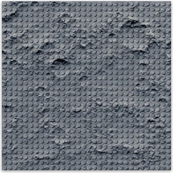 Dizajnerska podloga za gradnju Mjesečev krajolik 25,5 x 25,5 cm