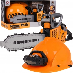 Električna motorna pila s kacigom