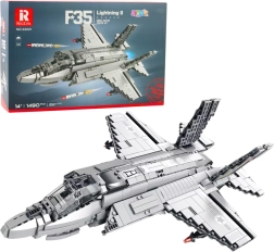 Konstruktorski set zrakoplova F-35 Lightning II, 1490 dijelova, siva