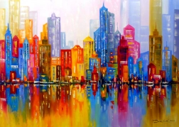 Puzzle Dugin grad 1000 dijelova ENJOY