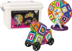 Magnetičke građevne kocke u koferu 118 kom – vodeni mlin i zgrade