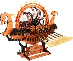 Drvena slagalica vikinški zmaj brod