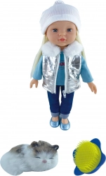 Lutka s mačkom 43 cm