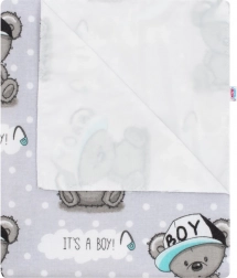 Nepromočiva flanelska podloga NEW BABY za dječake