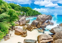 Puzzle La Digue, Sejšeli 500 dijelova CASTORLAND