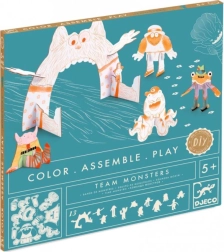 DJECO 3D set čudovišta Team Monsters